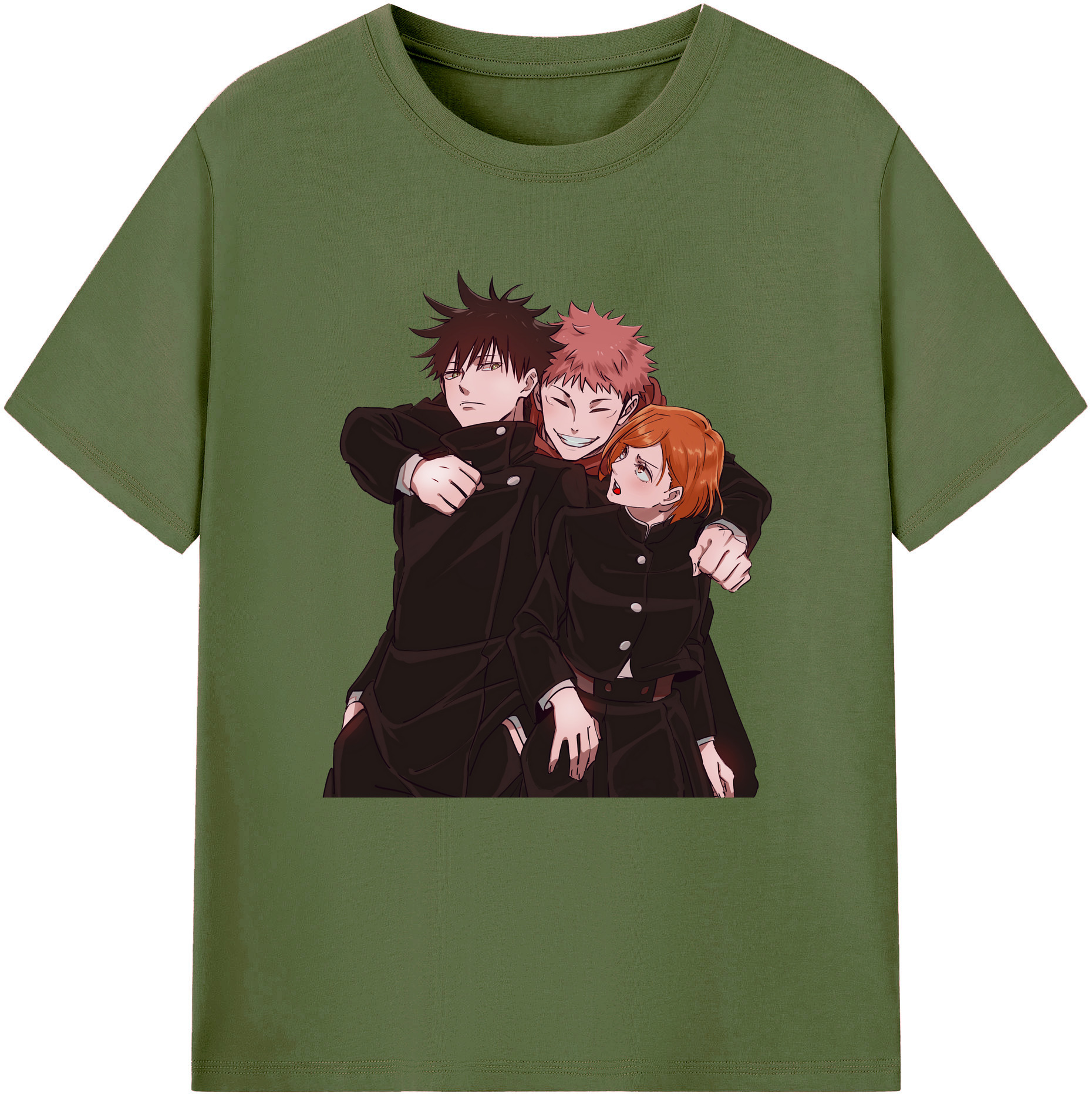 （画像用） 呪術廻戦 Jujutsu Kaisen 綿100％半袖Tシャツ（フロントプリント）